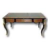 Image 1 : ANDRE' CHARLES BOULLE STYLE DESK W/LEATHER TOP #1483000