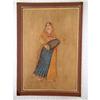 PAINTING OF A WOMAN PLAYING MUSICAL INSTRUMENT #1483310