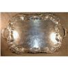 Image 1 : Silverplate TRAY Sheffield - LARGE Ornate FANCY#1483356