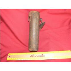 Primative Wooden Hanging Gathering Cup  #1483431