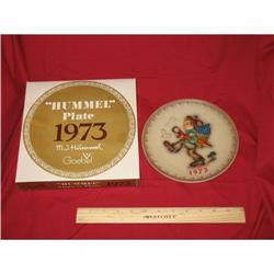 Globe Trotter Hummel Plate 1973 With Box #266 #1483434