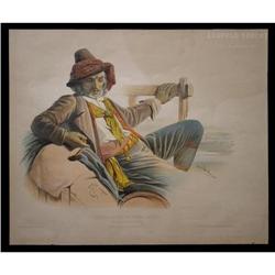  Color Lithograph of Harvester by Lasalle #1483445