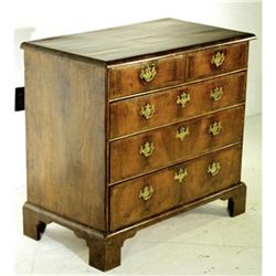 NL 525 18th Century English Walnut Cross Banded#1483447