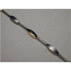 14K Two-Tone 2-Tone Gold Designer Wire Bracelet#1483466