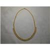 Estate 14K YG Gold Popcorn 17" Chain Necklace #1483474