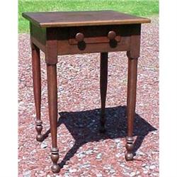 American Federal Antique Cherry Stand 1820s #1483486