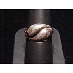 English 9Ct Yellow Gold Double Headed Snake #1483566