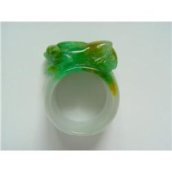 Fine Chinese Jade finger ring #1483577