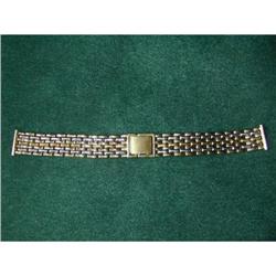 18KT GOLD AND WHITE GOLD WATCH BAND #1483583