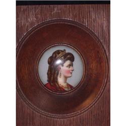 Handpainted Portrait on porcelain of   Sisi #1483596