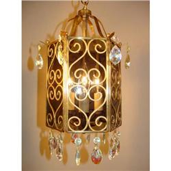 Brass  lantern with prisms  #1483600