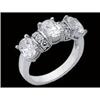 1.62 carat PLATINUM diamond engagement ring #1483672
