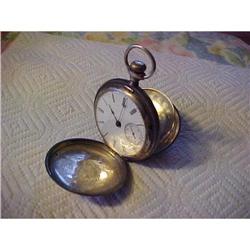Pocket Watch, Elgin,silver #1483704