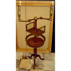 Retractable Arm Candle Stand Gallery Card Table#1483722