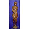 Female Golf Caddy Bronze Statue Sculpture #1483724