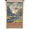 ORIGINAL 30'S NORWEGIAN  RAILWAYS POSTER #1483734