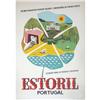 Image 1 : ORIGINAL  '51  ESTORIL PORTUGAL TRAVEL  POSTER #1483736