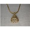 Estate 18K YG Diamond Purse Bag Pendant Charm #1496593