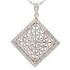 4.35 carats F VVS1 Rhombical diamond pendant #1496669