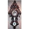 Image 1 : Carved French Barometer Clock, c. 1860 #1496732