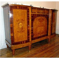 Louis XVI Style  Marquetry Inlaid Server #1496784