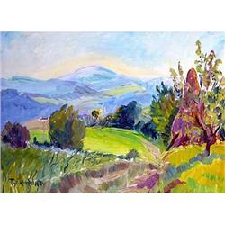 "Mountain Buklja" oil in impressionism style #1496896