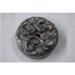 Carved  antique  hardstone  pendant #1496964