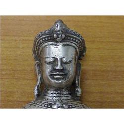 Early 18th Century Silver Buddha Statue #1496975