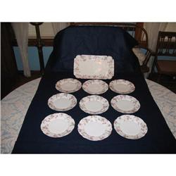 ANTIQUE LIMOGES  ICE CREAM SET  #1496990