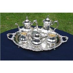 SILVERPLATE TEA SET #1496991