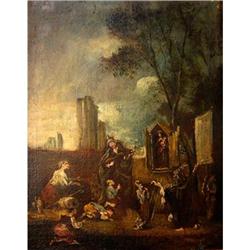 MAGNIFICENT Italian Painting - 17 th Century #1497031