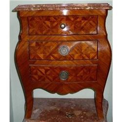 Pair of Parquetry Nightstands Bedside Tables #1497124