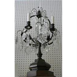 Pair of Crystal Candleabra #1497129