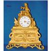 Image 1 : Absolutely Amazing Bronze Gilt Mantel Clock !! #1497174
