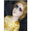Image 1 : GLASS EYES Antique BOUDOIR BED DOLL Million $ #1497197