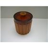 Image 1 : Bakelite Butterscotch Deco Ribbed Box #1497269