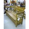 Image 1 : Antique Pine bench with storage bins #1497315