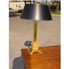 Image 1 : French Empire style brass table lamp  #1497435