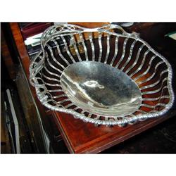 GEORGE III STERLING SILVER BASKET 1765 #1497502