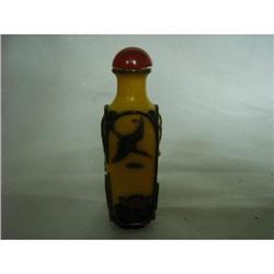 chinese glass snuff bottle #1497653