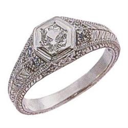 1/3 CARATS DIAMOND ENGAGEMENT RING 7 diamonds #1497654