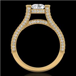 2 ctw VS/SI Diamond Micro Pave Ring 18k Yellow Gold - REF-290H9R