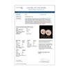 Image 4 : 2.61 ctw Intense Fancy Yellow Diamond Art Deco Earrings 18k Rose Gold - REF-300X2A