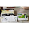 Image 2 : BOX OF LIGHTBULBS, CFL, HALOGEN, 2 MOTION SECURITY LIGHTS AND LIGHT BULBS