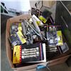 Image 2 : Box of door accessories, and turnbuckles with bin of latches