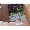 Image 2 : Box of new HP printer ink and Fujifilm cameras