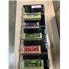 Image 1 : 5 VINTAGE DIE CAST CARS WITH PLEXIGLASS CASE