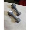 Image 3 : PAIR OF 10LB DUMBELLS