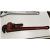 Image 8 : LARGE 24 INCH ADJUSTABLE WRENCH AND 24 INCH PIPE WRENCH