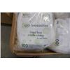 Image 2 : Large lot of new straws, face covers and plastic cutlery